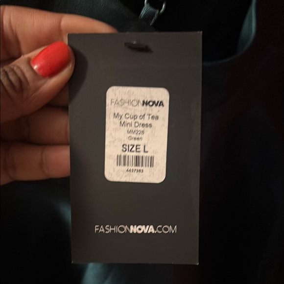 Fashion Nova Green Mini Dress - Picture 2 of 5